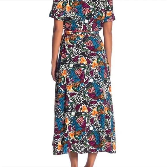 VERONICA BEARD Serena Wrap Dress Sz S/4